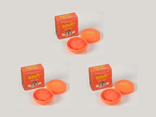 KHUKUMONI ORANGE DUST SINDOOR COMBO PACK (3pcs.)
