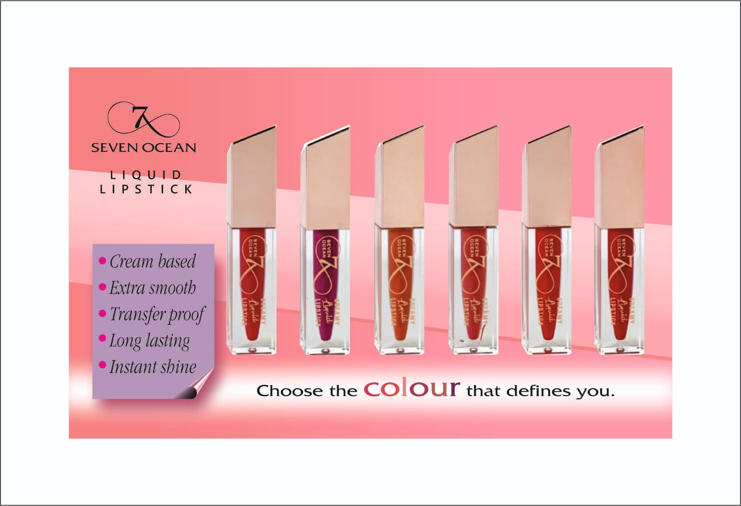 Seven Ocean Creamy Liquid Lipstick - Red Shot