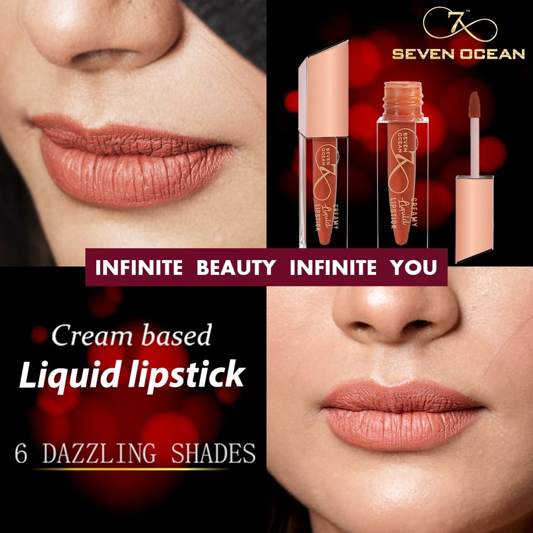 Seven Ocean Woody Rust Lipstick + Natural Body Oil (100 ML) Combo