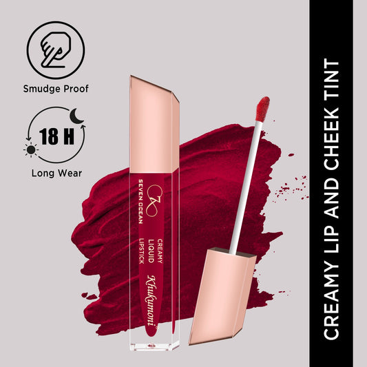 Seven Ocean Creamy Liquid Lipstick - Red Shot