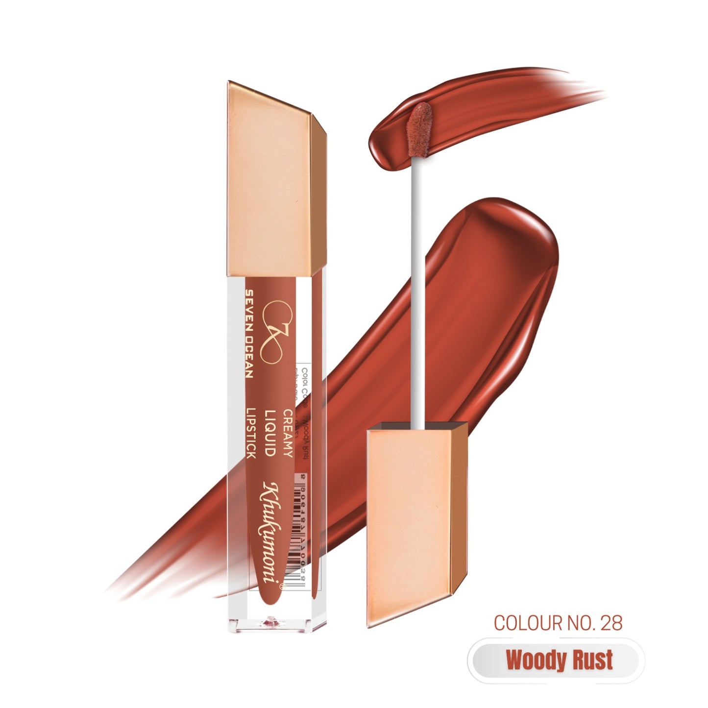 Seven Ocean Creamy Liquid Lipstick - Woody Rust