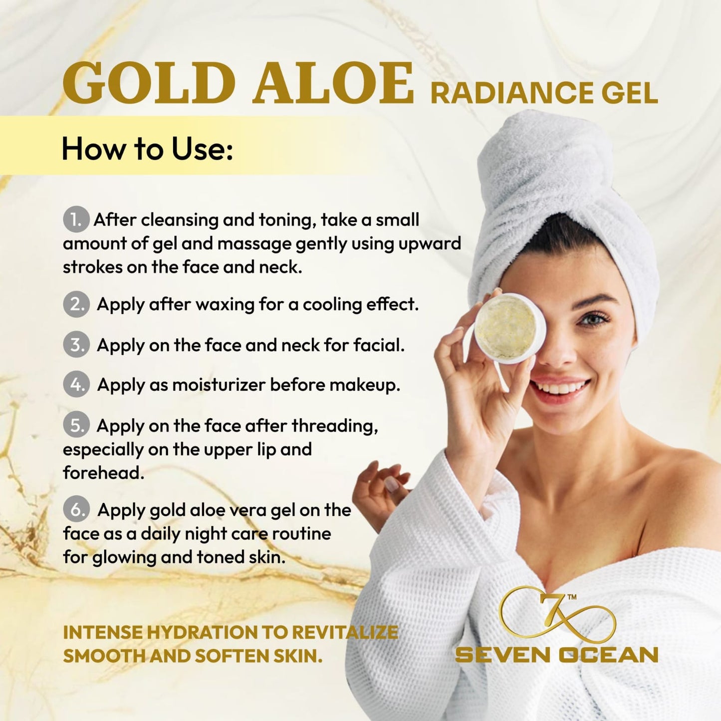 Seven Ocean Gold Aloe Radiance Gel