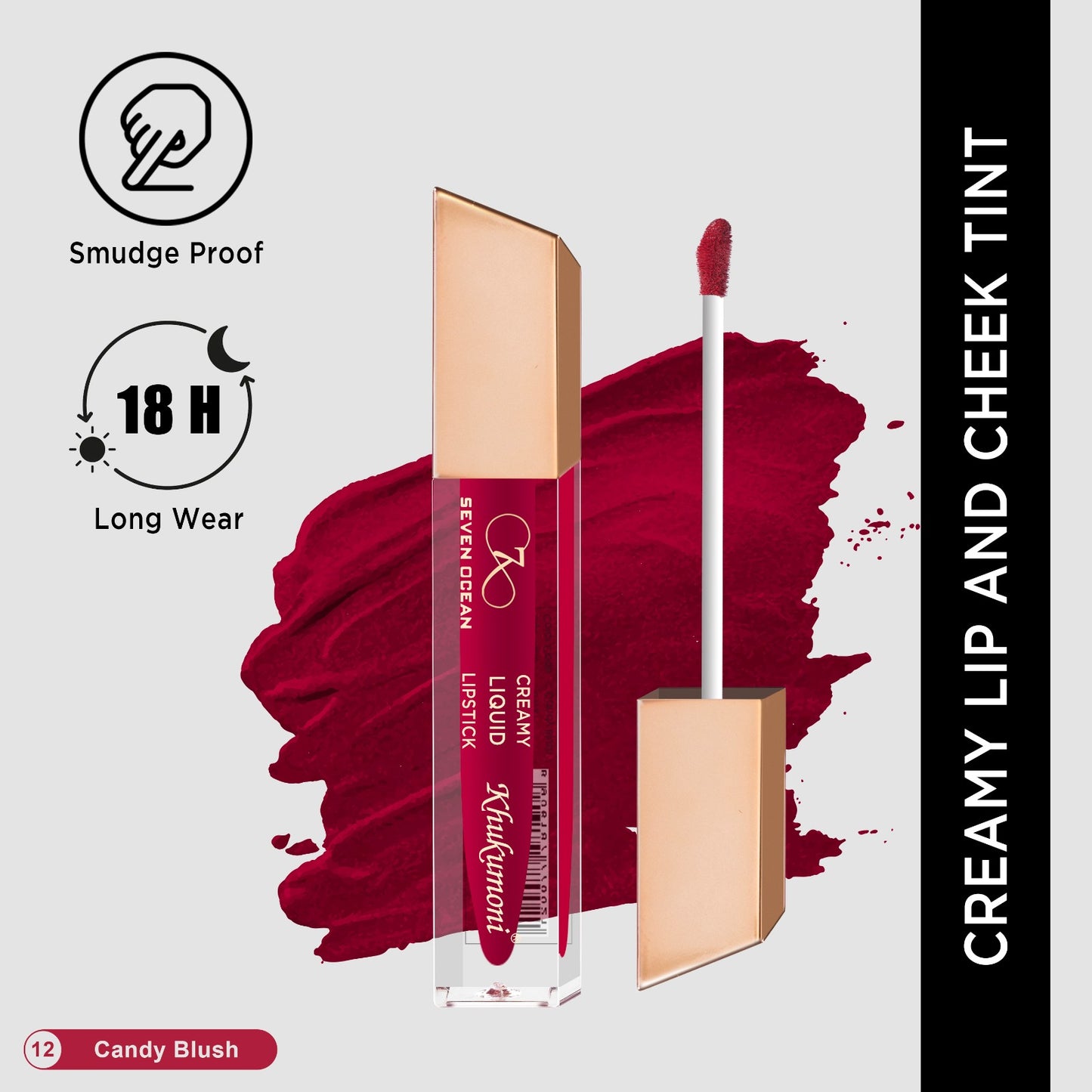 Seven Ocean Creamy Liquid Lipstick - Candy Blush