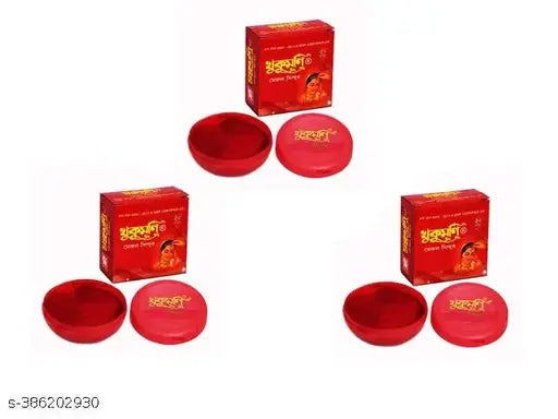 Khukumoni Marron Dust Sindoor (3pcs.)