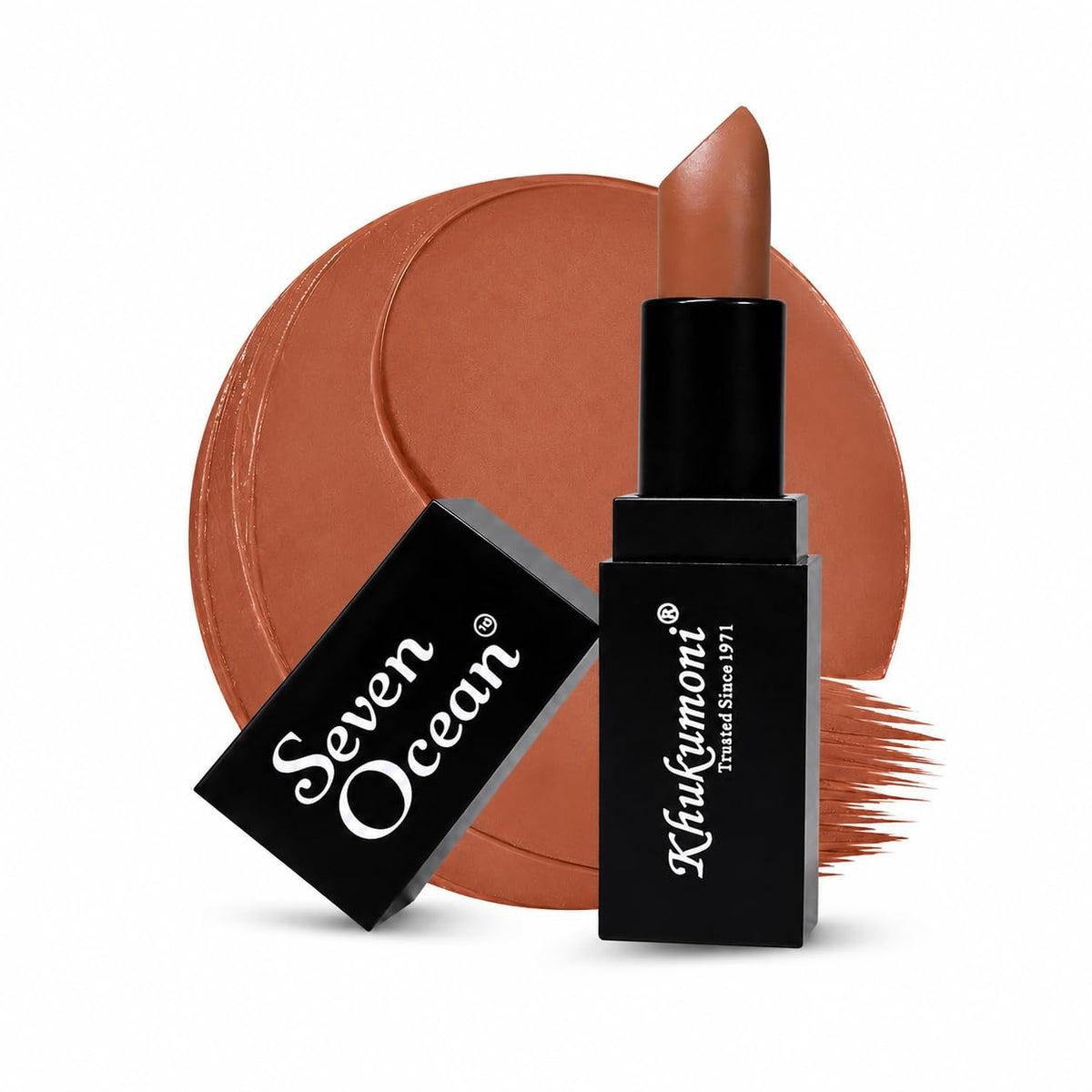 Khukumoni Seven Ocean Creamy Caramel Nude Bullet Lipstick - 02