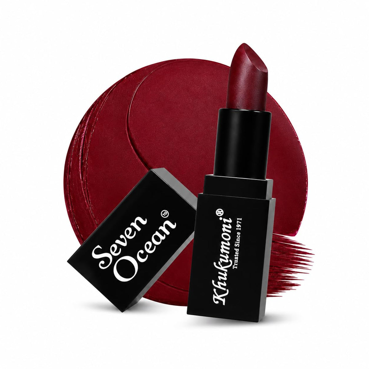 Khukumoni Seven Ocean Creamy Royal Maroon Bullet Lipstick - 01