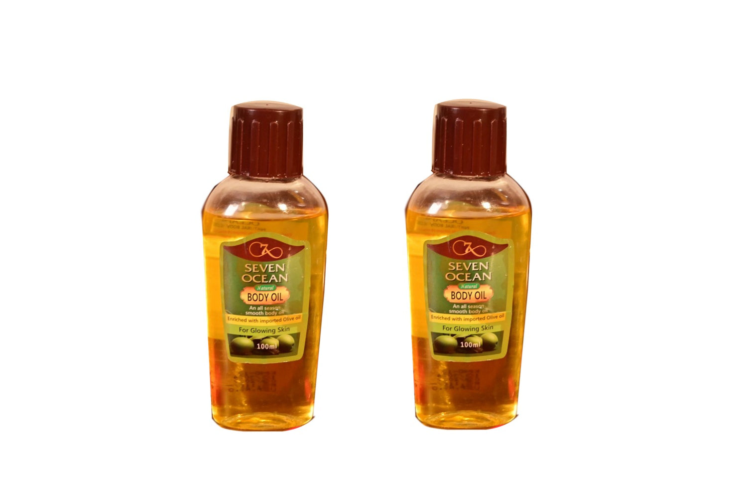 Natural Body Oil [100ml]- Pack Of 2Pcs- [Enriched with Olive Oil, Haldi, Neem and Other Natural Ingredients]