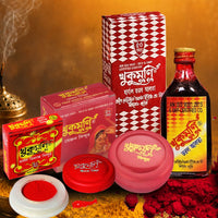 Traditional Beauty Combo – 50ml. Herbal Alta + Delux Red Sindoor + Exclusive Maroon Sindoor