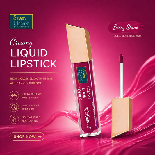 Seven Ocean Creamy Liquid Lipstick - Berry Shine