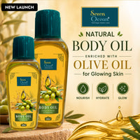 Natural Body Oil (Enriched with Olive Oil, Haldi, Neem and Other Natural Ingredients)- 200ml
