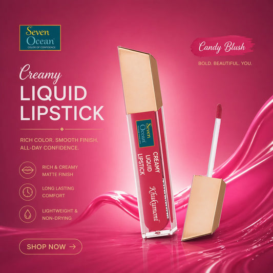 Seven Ocean- Creamy Liquid Lipstick - Candy Blush