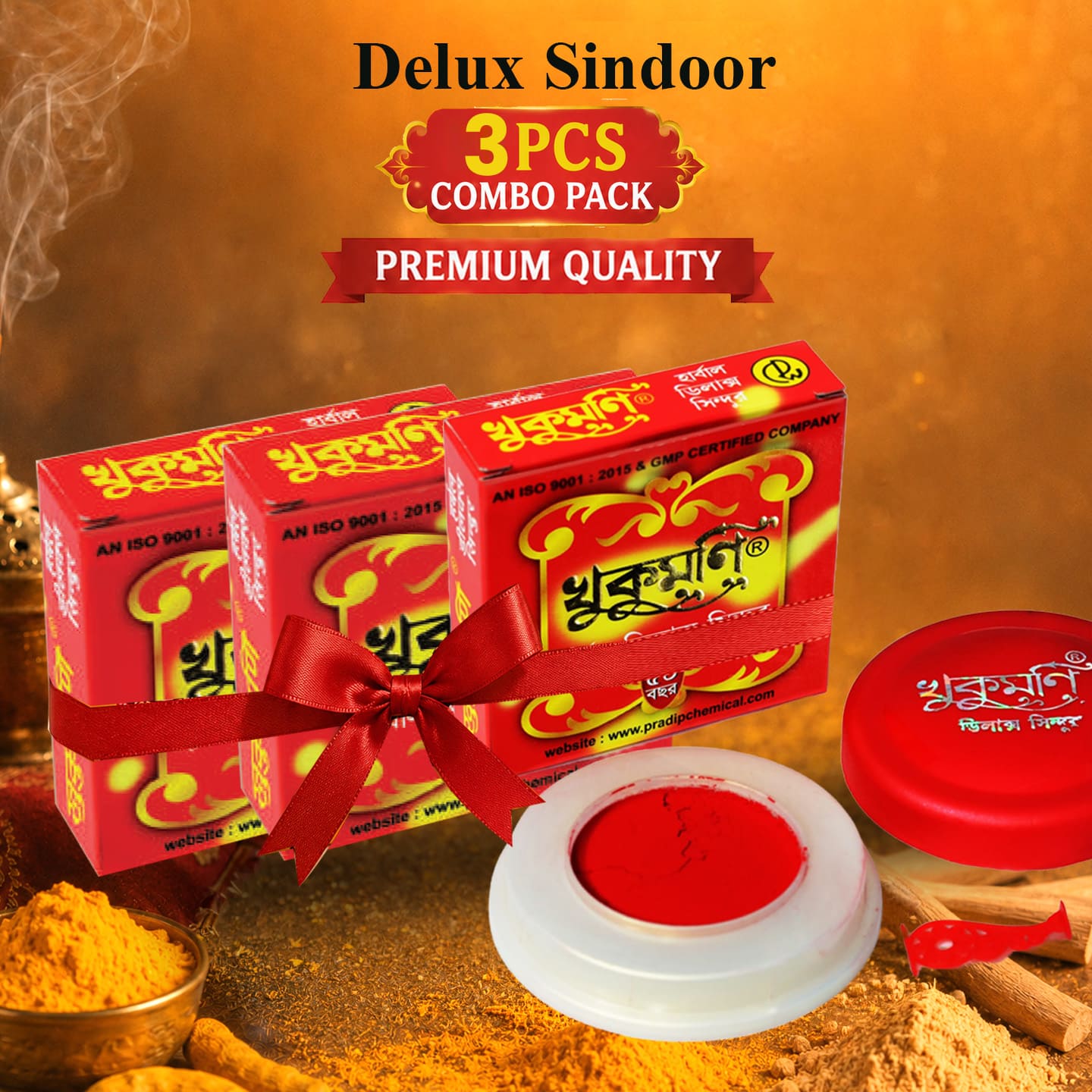 Delux Sindoor Combo Pack (3 Pcs.)