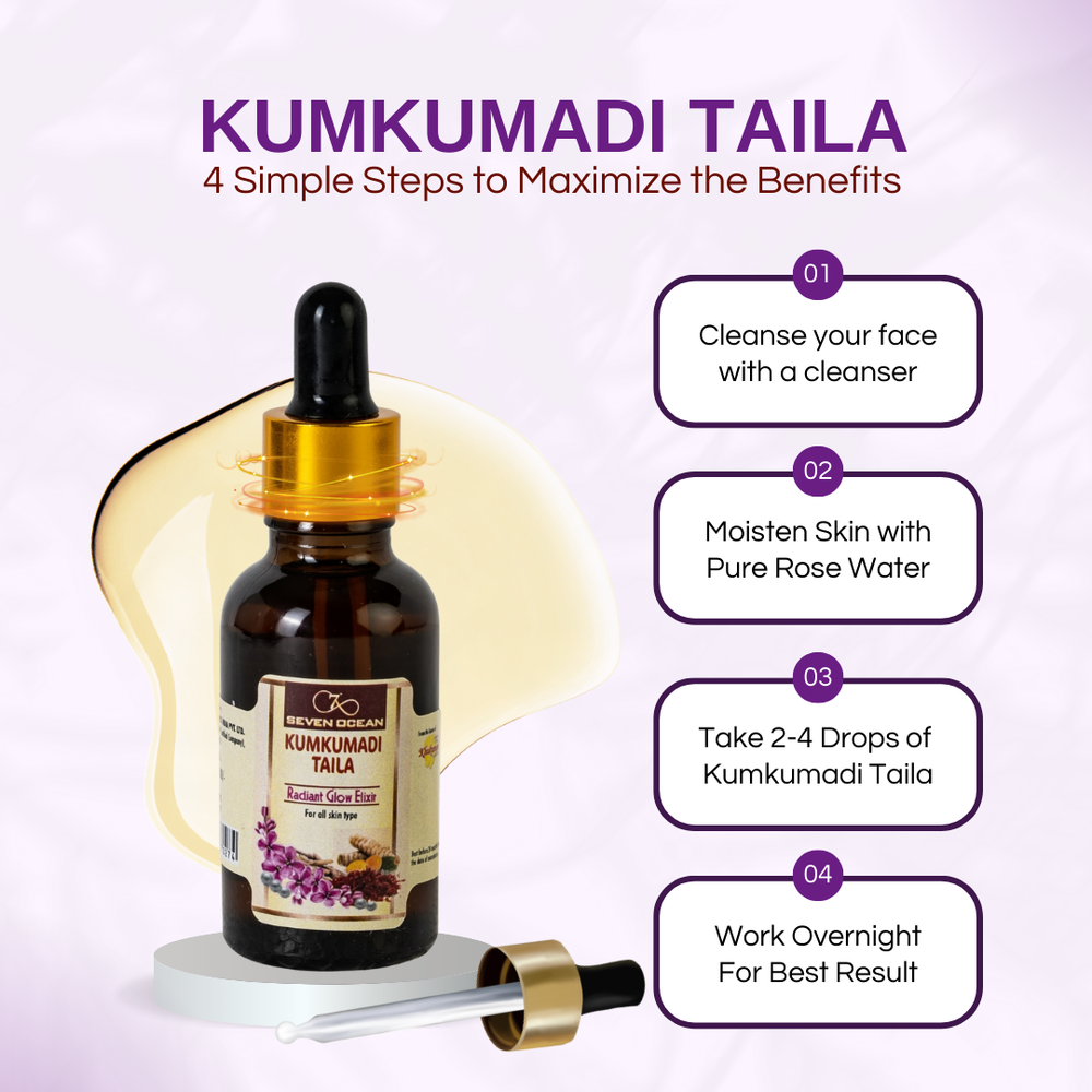 Seven Ocean- Kumkumadi Taila For Glowing Skin