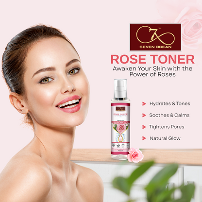Seven Ocean Rose Toner - 100% Natural