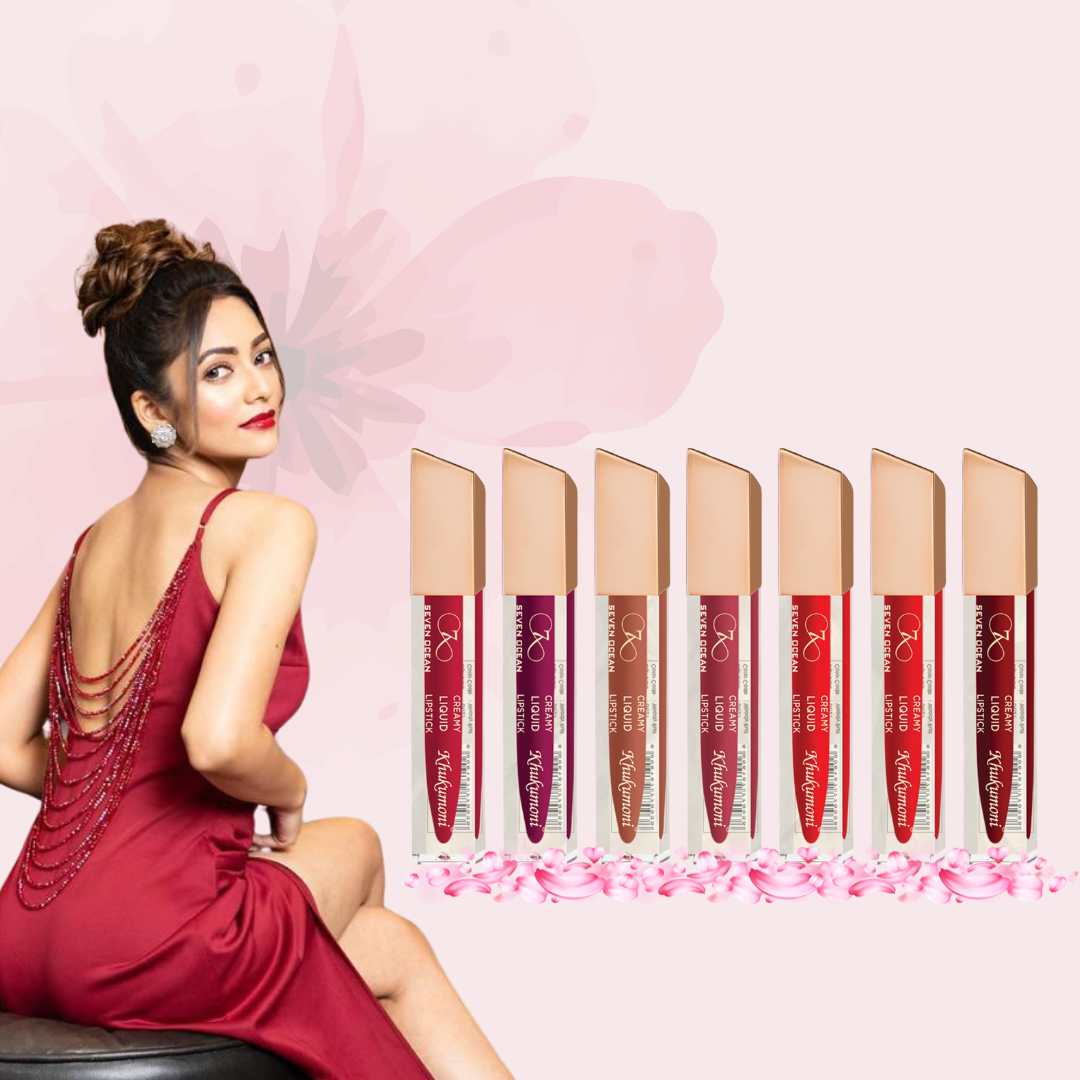 Seven Ocean Creamy Liquid Lipstick - Glorious Maroon