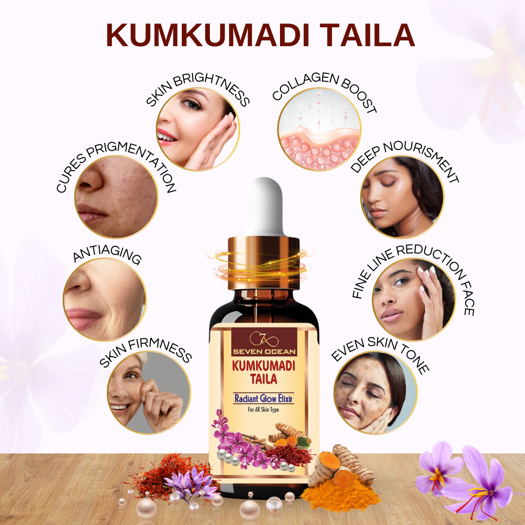 Seven Ocean- Kumkumadi Taila For Glowing Skin