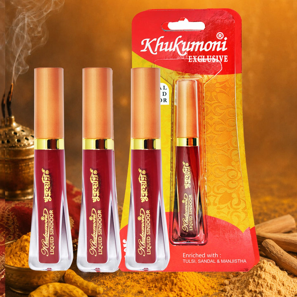 Exclusive Liquid Maroon Sindoor Combo Pack [3 Pcs.]