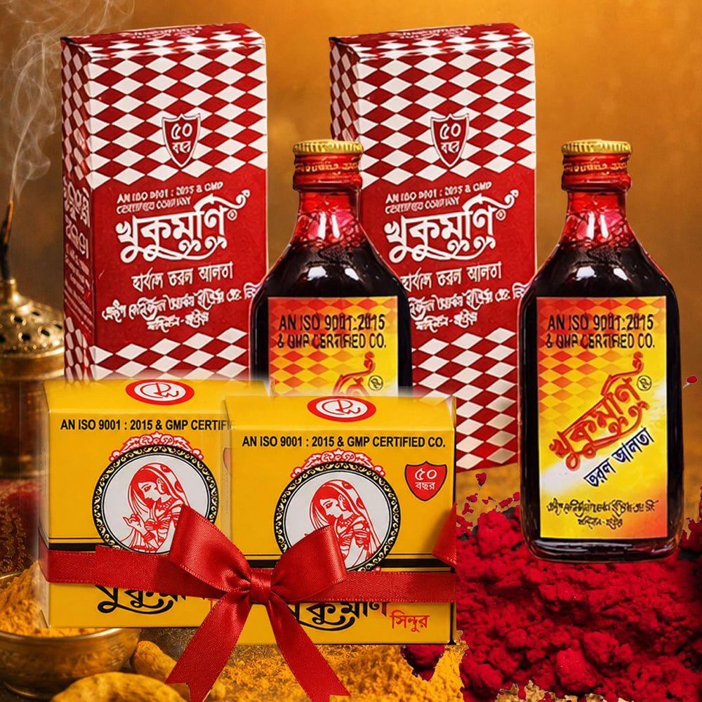 Herbal Alta [100ml] & Special Red Dust Sindoor Combo [2+2 Combo]