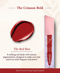 Red Shot Lipstick With Natural Body Oil [100ml]- Pack Of 2 Combo