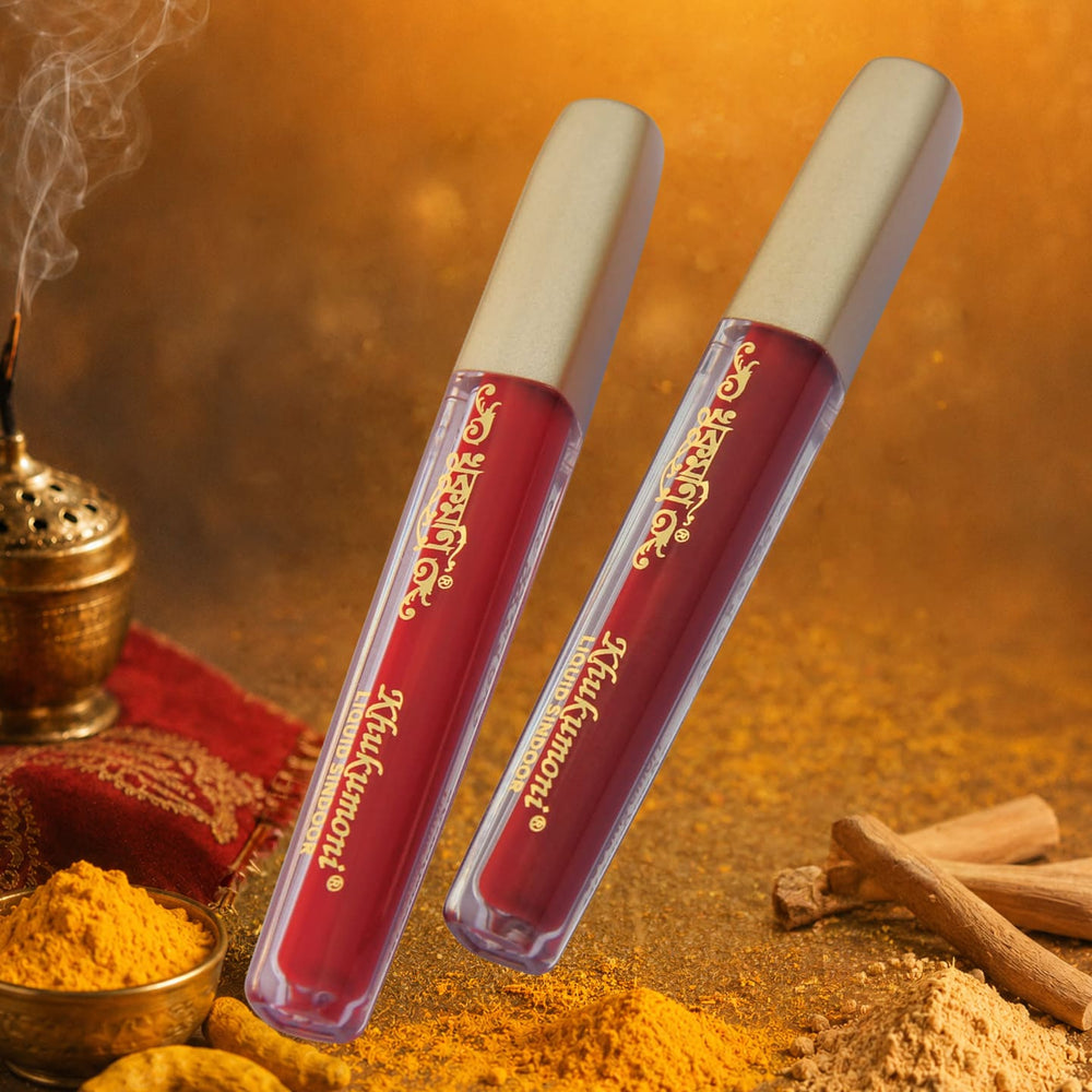 Premium Liquid Sindoor Duo – Premium Liquid Red Sindoor + Premium Liquid Maroon Sindoor