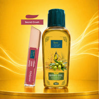 Secret Crush Lipstick With Natural Body Oil 200ml (Pack Of 2 Combo)