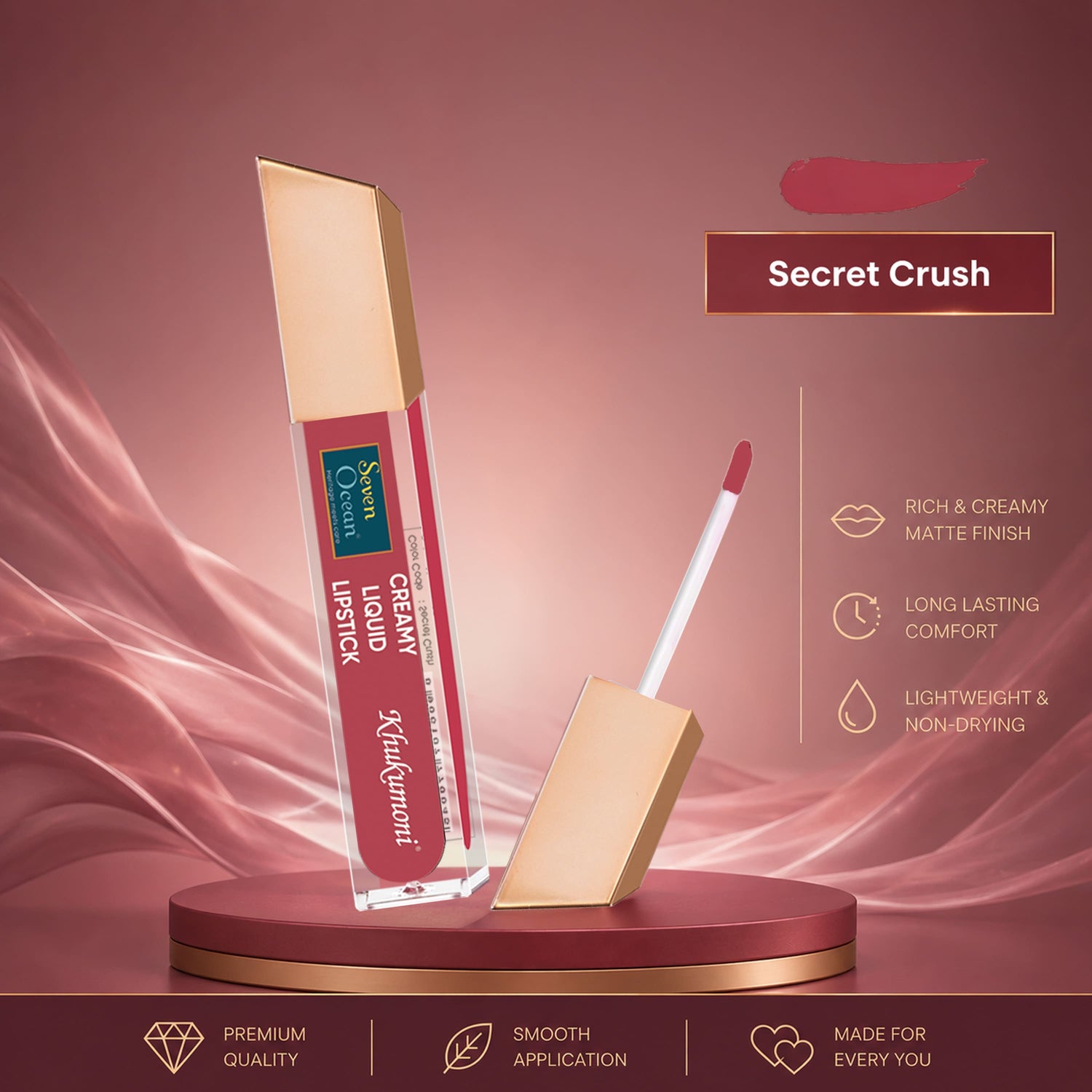 Creamy Liquid Lipstick - Secret Crush