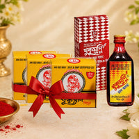 Traditional Duo Combo – Special Red Dust Sindoor (3 Pcs.) + 100ml Alta