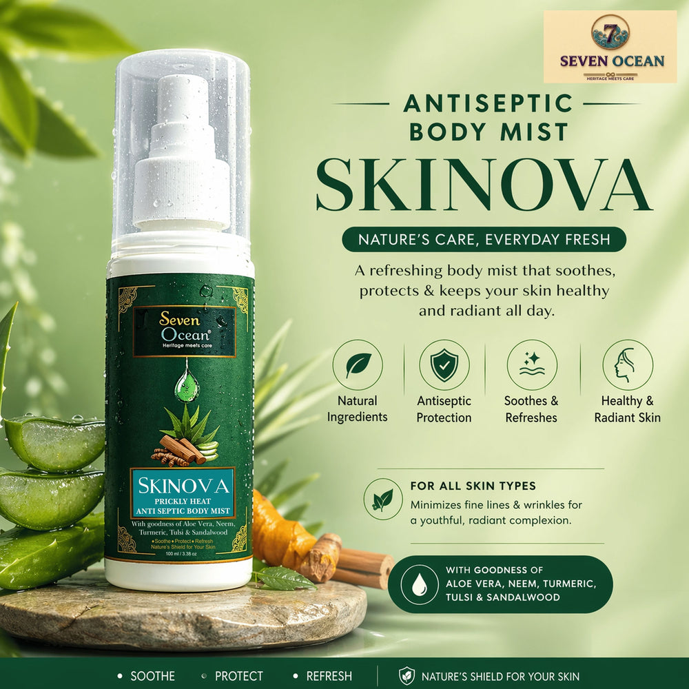 Antiseptic Body Mist SKINOVA with Aloe Vera Extract