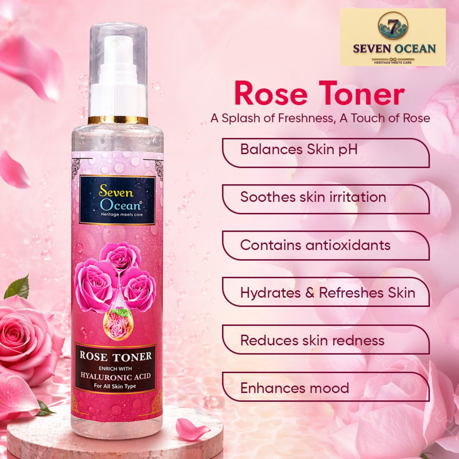 Rose Toner - 100% Natural