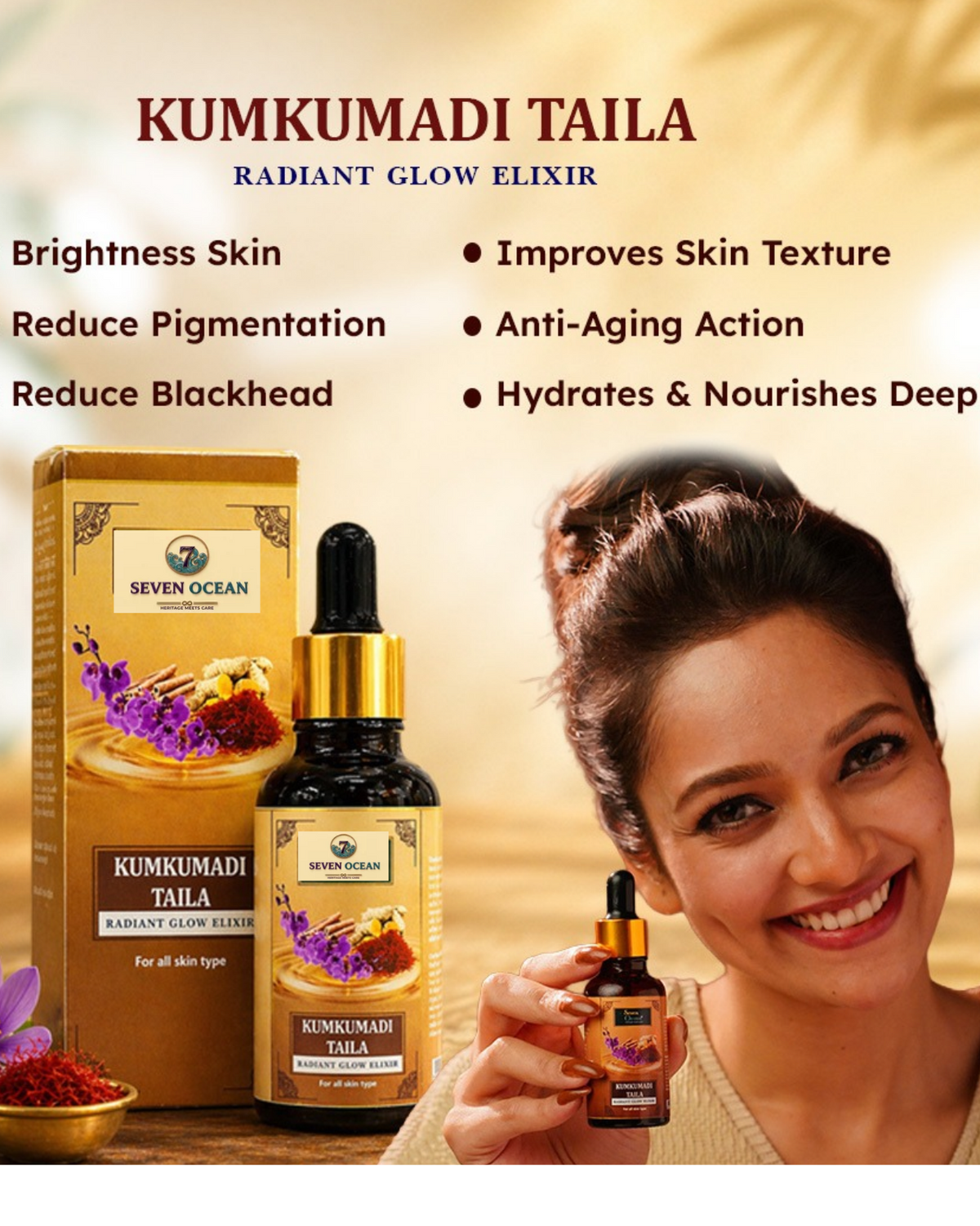 Kumkumadi Taila For Glowing Skin