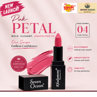 Khukumoni Seven Ocean Creamy Pink Petal Bullet Lipstick - 04