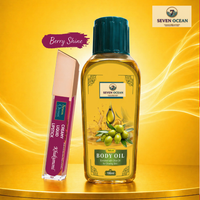Berry Shine Lipstick + Natural Body Oil (200ml) Combo