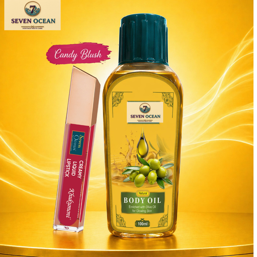 Candy Blush Lipstick With Natural Body Oil [100ml]- Pack Of 2 Combo