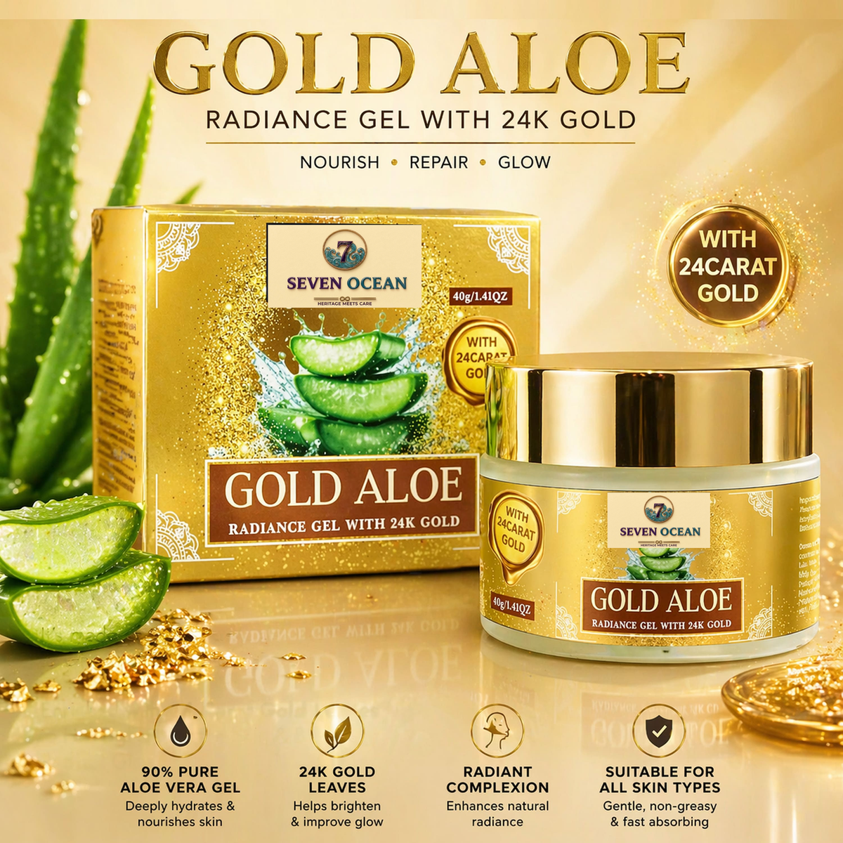 Gold Aloe Vera Radiance Gel
