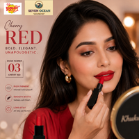 Khukumoni Seven Ocean Creamy Cherry Red Bullet Lipstick - 03
