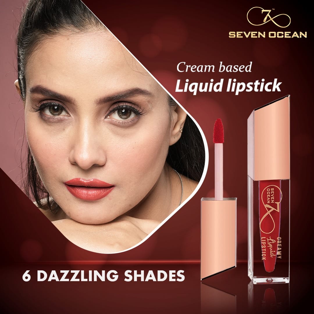 Seven Ocean Creamy Liquid Lipstick- Combo 3 Pcs Gift Pack