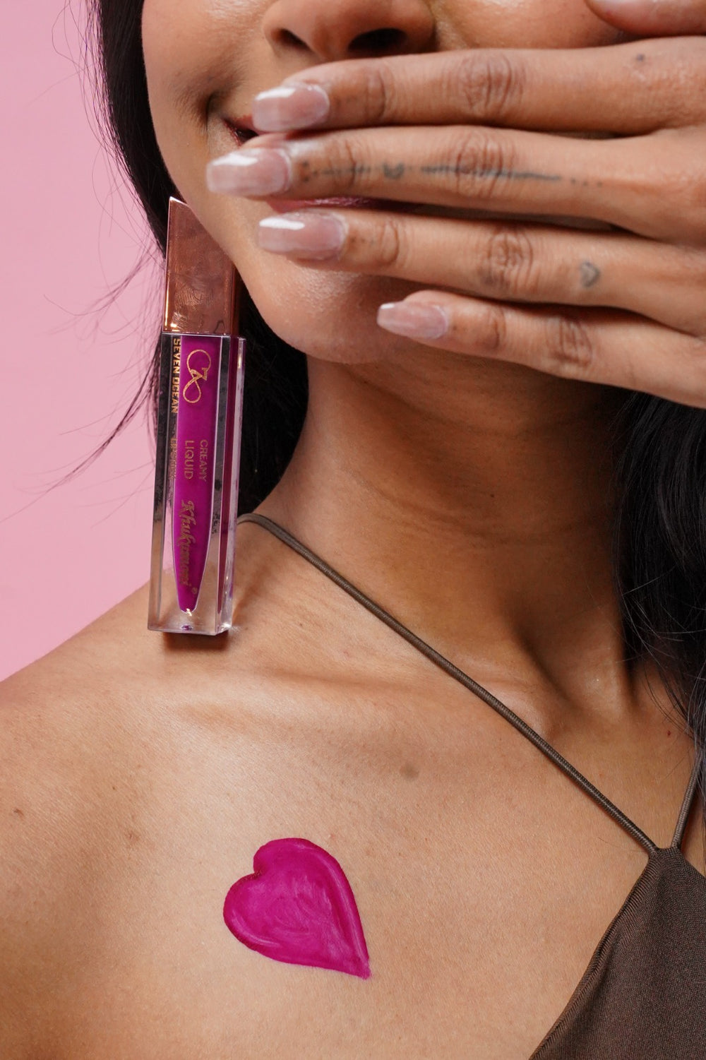 Berry Shine Lipstick + Natural Body Oil (200ml) Combo