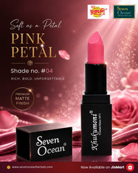 Khukumoni Seven Ocean Creamy Pink Petal Lipstick - 04