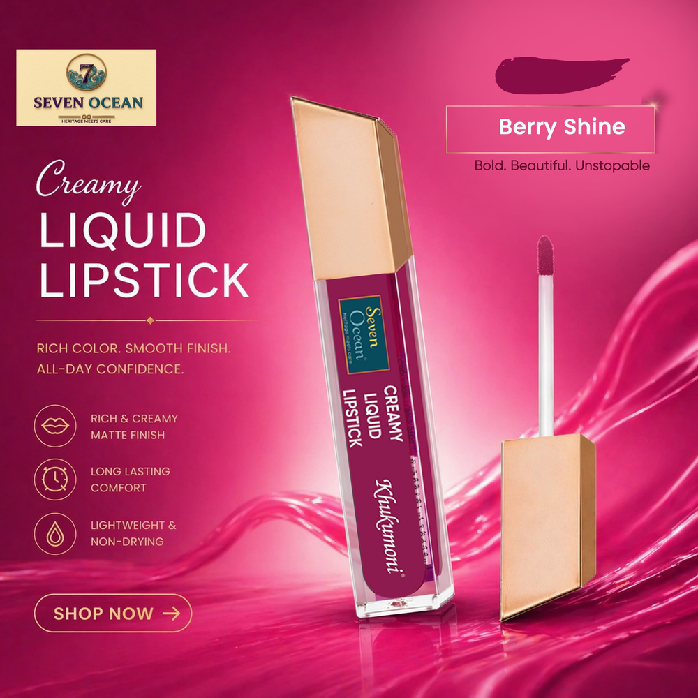 Berry Shine Lipstick + Natural Body Oil (200ml) Combo
