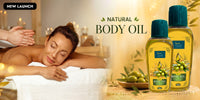 Natural Body Oil [Enriched with Olive Oil, Haldi, Neem and Other Natural Ingredients] - [200ml]+ [100ml] Combo