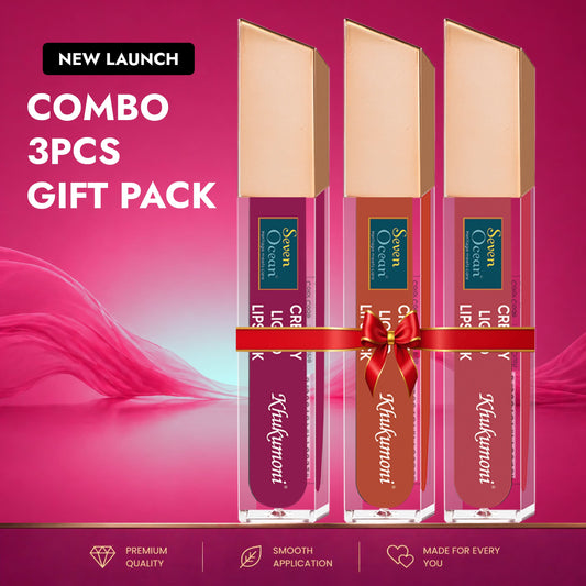 Seven Ocean Creamy Liquid Lipstick- Combo 3 Pcs Gift Pack