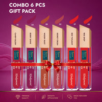 Seven Ocean- Creamy Liquid Lipstick- Combo Gift (Pack Of 6)