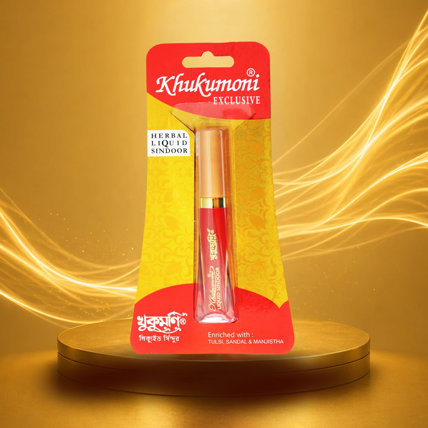 Khukumoni Exclusive Liquid Red Sindoor 1Pcs