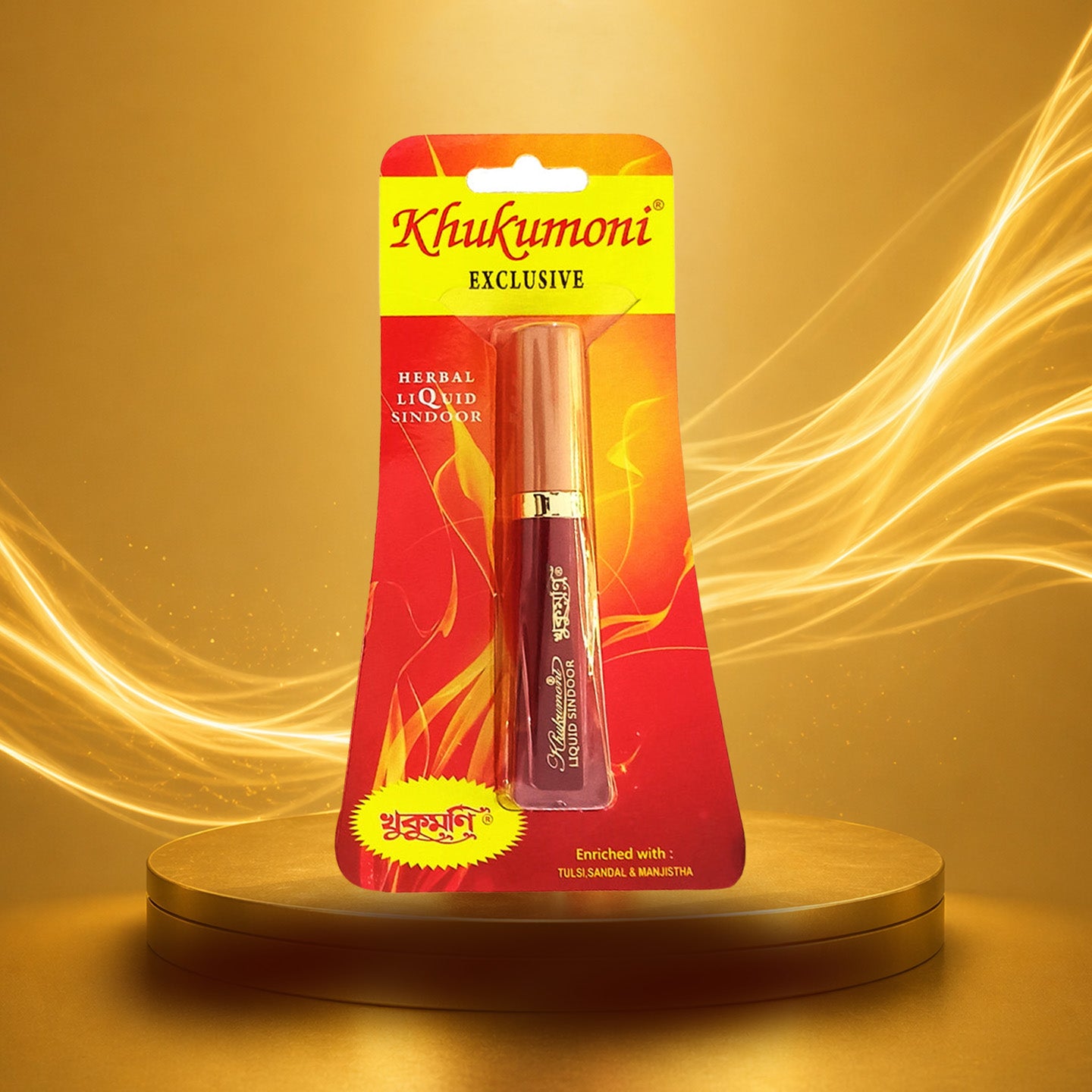 Khukumoni Exclusive Liquid Red Sindoor 1Pcs