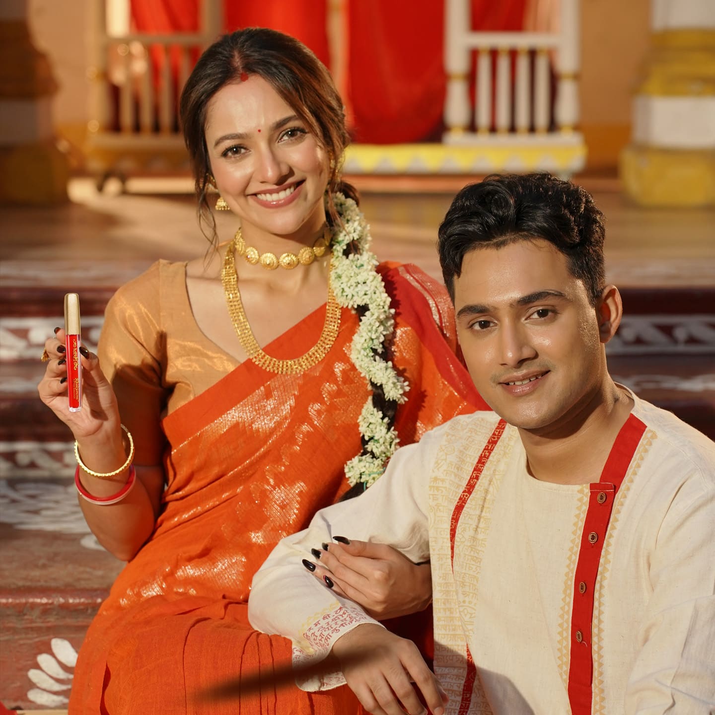 Premium Liquid Sindoor Duo – Premium Liquid Red Sindoor + Premium Liquid Maroon Sindoor