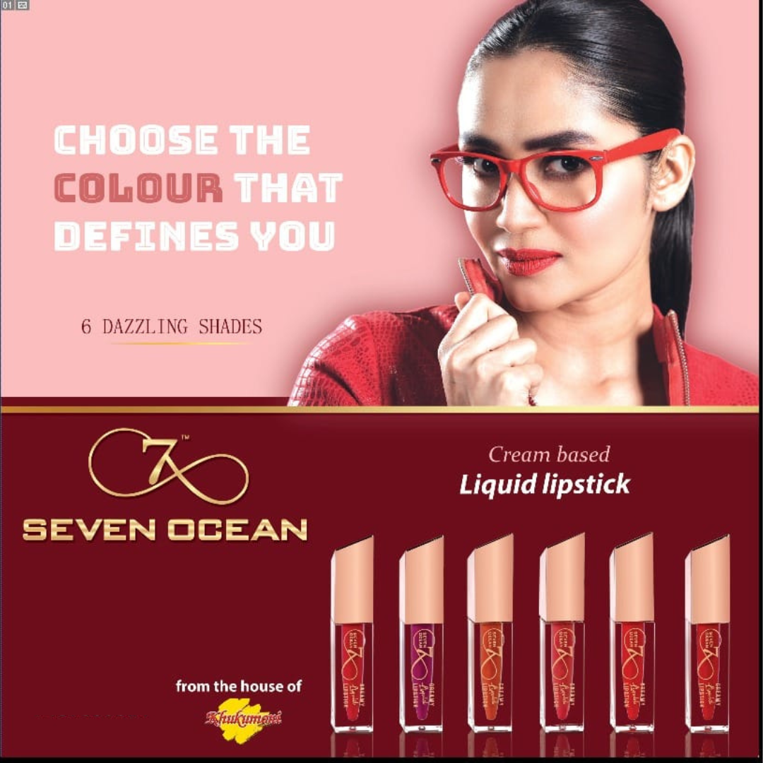 Seven Ocean Creamy Liquid Lipstick - Combo 2 Pcs Gift Pack