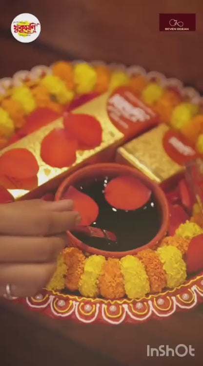 KHUKUMONI CLASSIC ORGANIC MAROON DUST SINDOOR