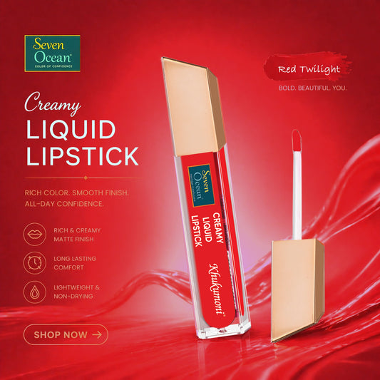 Seven Ocean Creamy Liquid Lipstick - Red Twilight