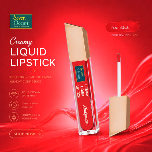 Seven Ocean Creamy Liquid Lipstick - Red Shot