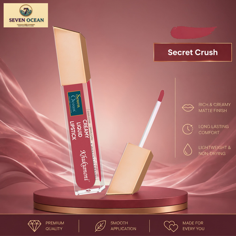 Secret Crush Lipstick With Natural Body Oil [200ml]- Pack Of 2 Combo